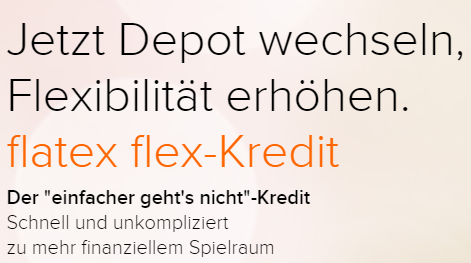 Effektenkredit-flatex-Angebot 